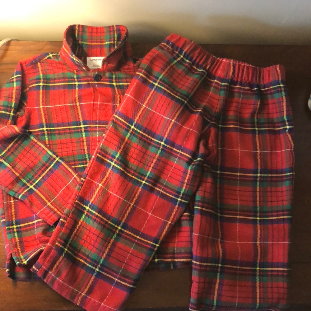 Lands End Plaid Pjs